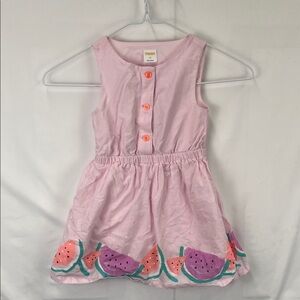 Gymboree - Girl’s Dress - 3 T - Watermelon - Pink, Purple - Button